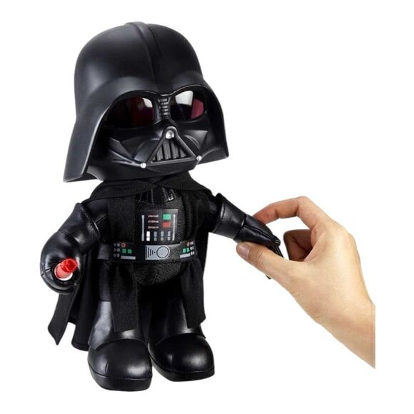 Star Wars 11” Darth Vader Plush Doll/Lightsaber & Voice Manipulator. - Picture 1 of 11